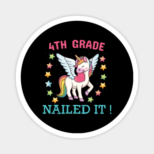 4th Grade Nailed It Back To School Magnet